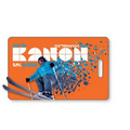 Lenticular Luggage Tag .040 (2.125" x 3.375") Full Color Custom 3D Imprint on front Black on back
